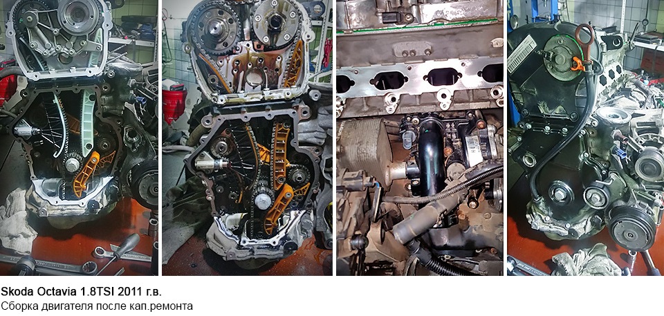 ремонт двигателя Skoda